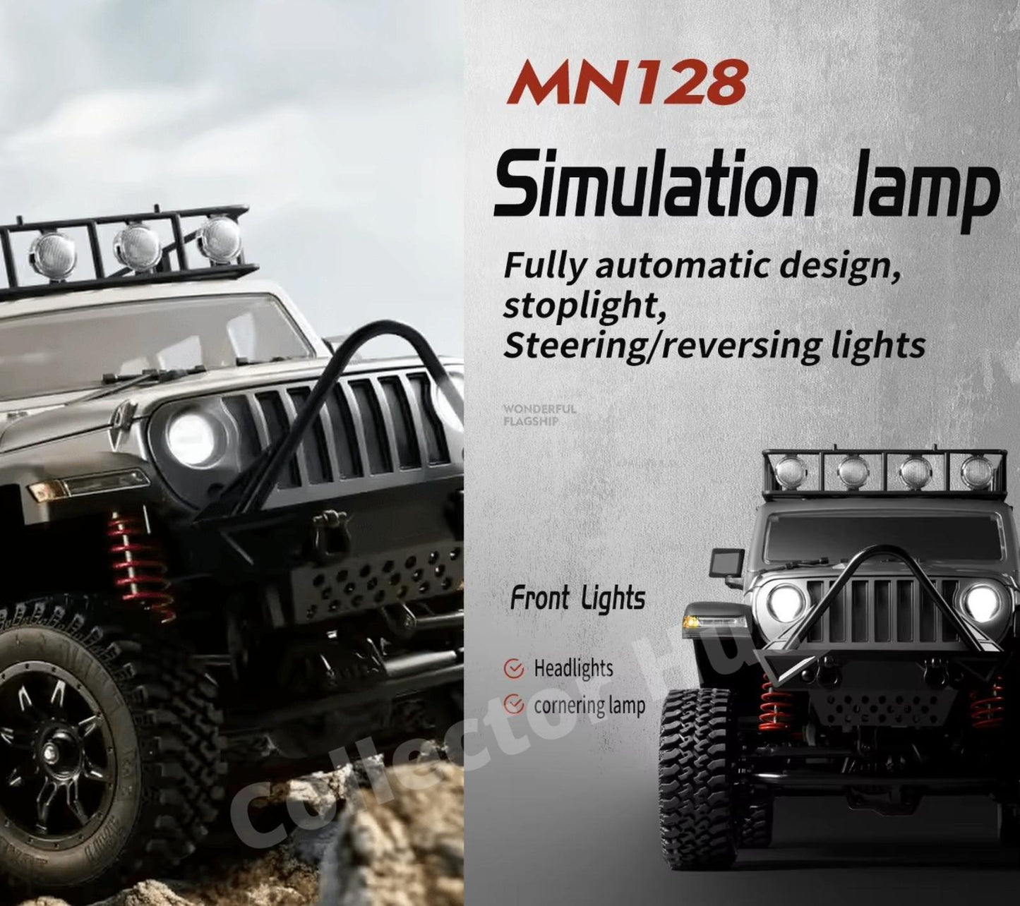 MN128 RC Rock Crawler 1:12 Scale Premium Design Upgradable