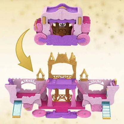Disney Princess Carriage to Castle 2 in 1 Mini Figure Playset