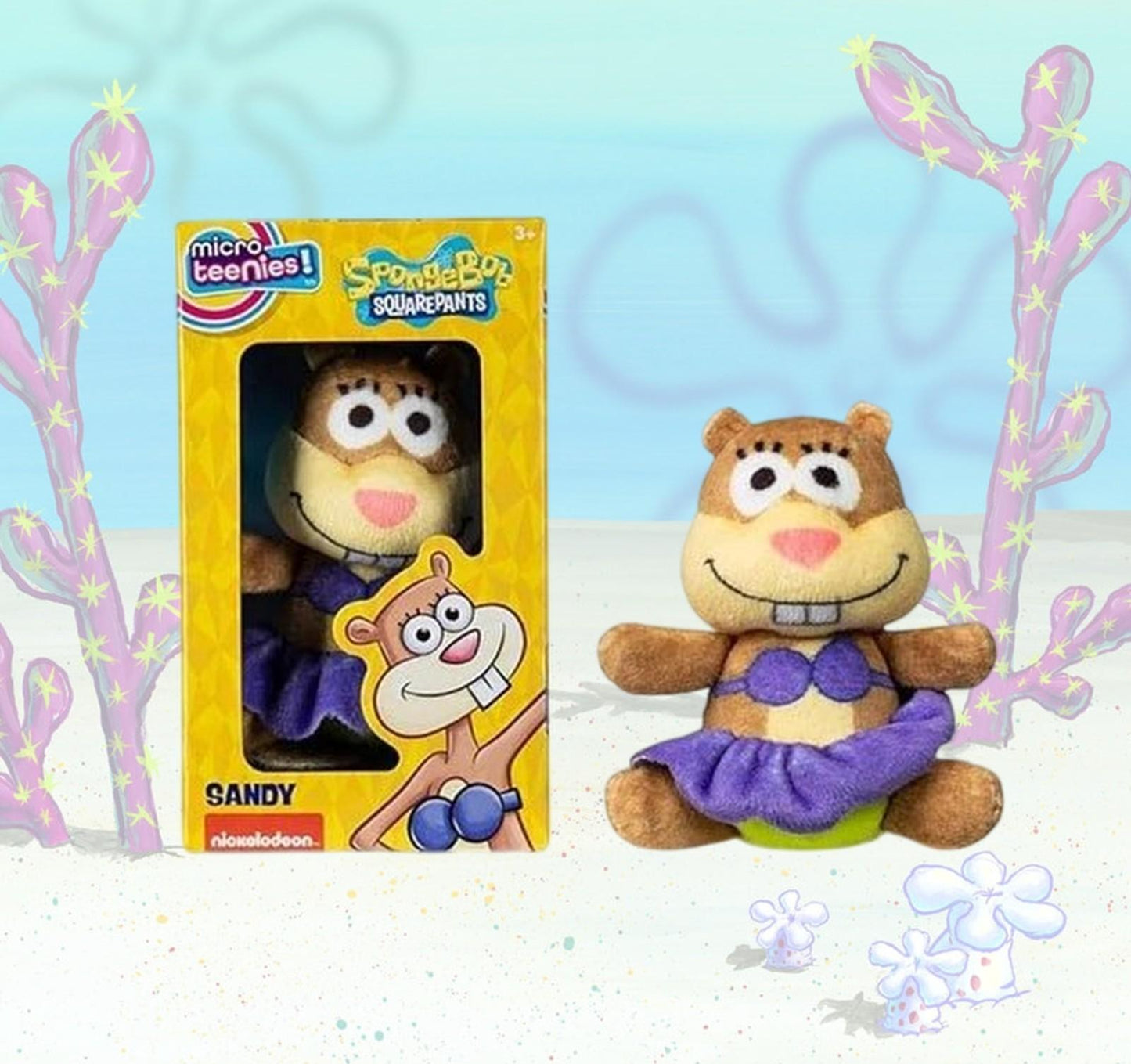 SpongeBob SquarePants Micro Teenies Plushies Set Exclusive Collector 5-Pack