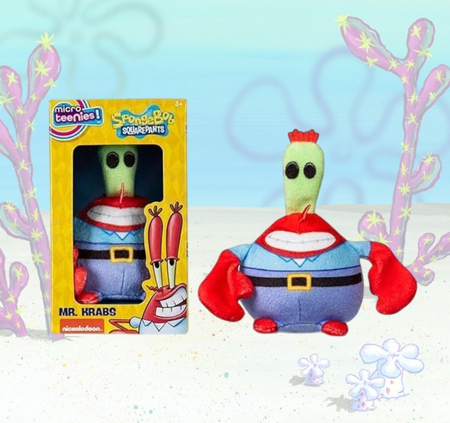 SpongeBob SquarePants Micro Teenies Plushies Set Exclusive Collector 5-Pack