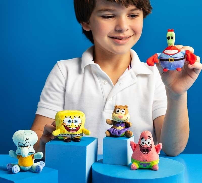 SpongeBob SquarePants Micro Teenies Plushies Set Exclusive Collector 5-Pack