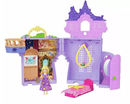 Disney Princess Small Doll Rapunzel Stacking Castle Playset