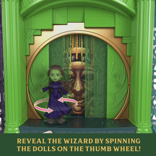 Wicked Emerald City Playset with Glinda & Elphaba Small Dolls