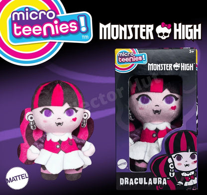 Micro Teenies Monster High Mini Plush Toys Frankie Draculaura Clawdeen Mattel