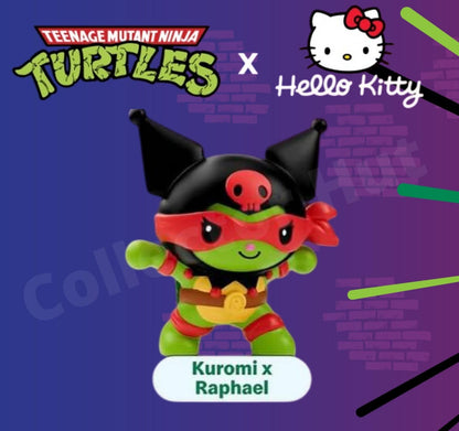 Teenage Mutant Ninja Turtles x Hello Kitty McDonalds Happy Meal Toys TMNT