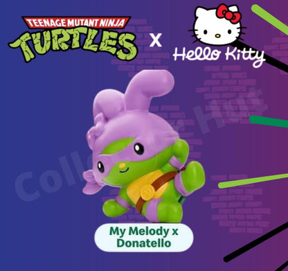 Teenage Mutant Ninja Turtles x Hello Kitty McDonalds Happy Meal Toys TMNT