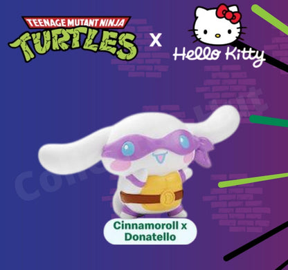 Teenage Mutant Ninja Turtles x Hello Kitty McDonalds Happy Meal Toys TMNT