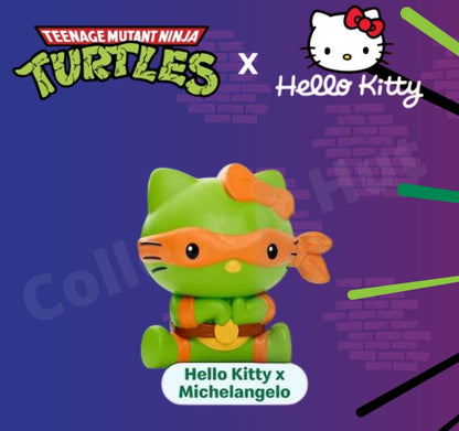 Teenage Mutant Ninja Turtles x Hello Kitty McDonalds Happy Meal Toys TMNT