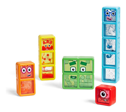 Numberblocks One to Five Sensory Bottles Action Figure Set Learning Resources