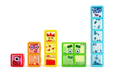 Numberblocks One to Five Sensory Bottles Action Figure Set Learning Resources