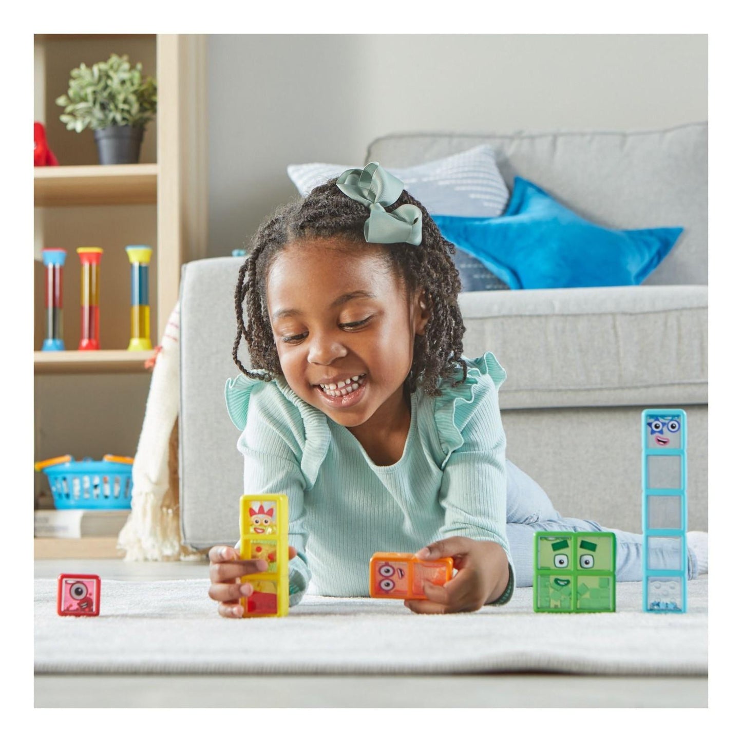 Numberblocks One to Five Sensory Bottles Action Figure Set Learning Resources
