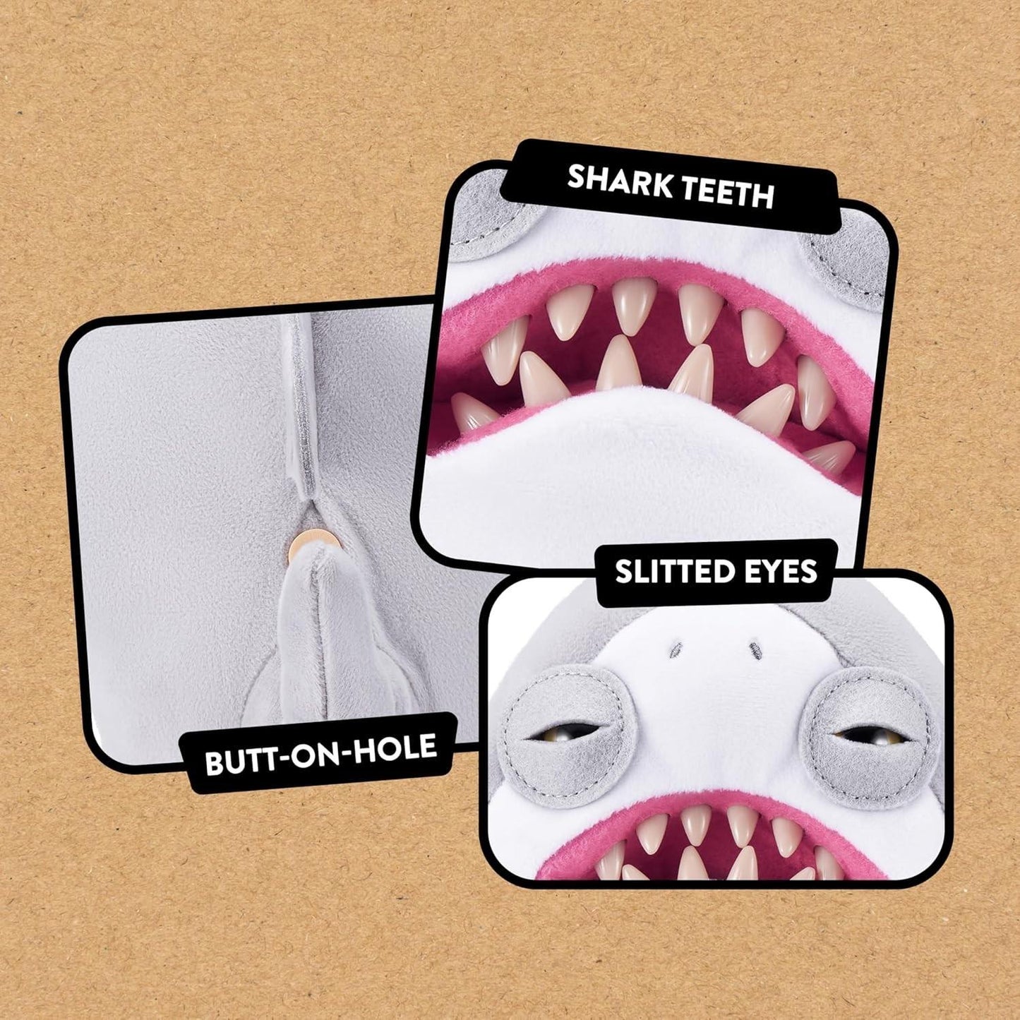 Fuggler Jaws 50th Anniversary Limited Edition ZURU Plush **BRAND NEW**