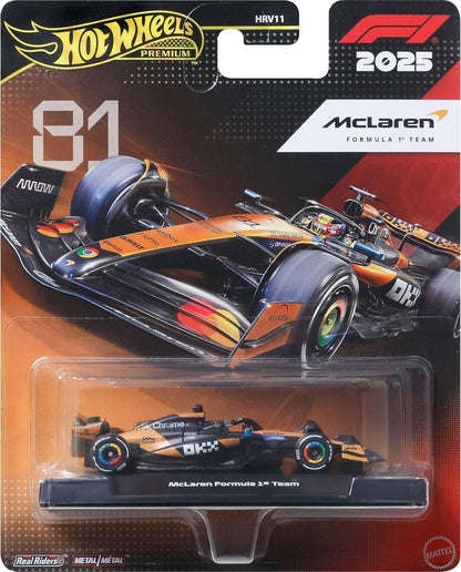 Hot Wheels Premium Formula 1 Team Racing 2025 Season 1:64 Scale Die Cast