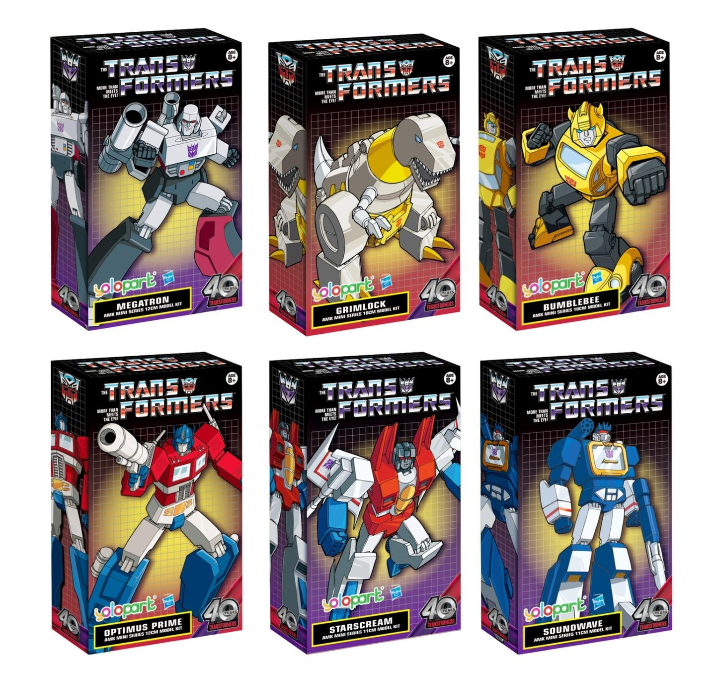 Transformers Generation One Mini Series Model Kits 10cm Hasbro Yolopark