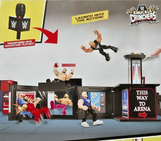 WWE Knuckle Crunchers Final Boss Microphone Playset