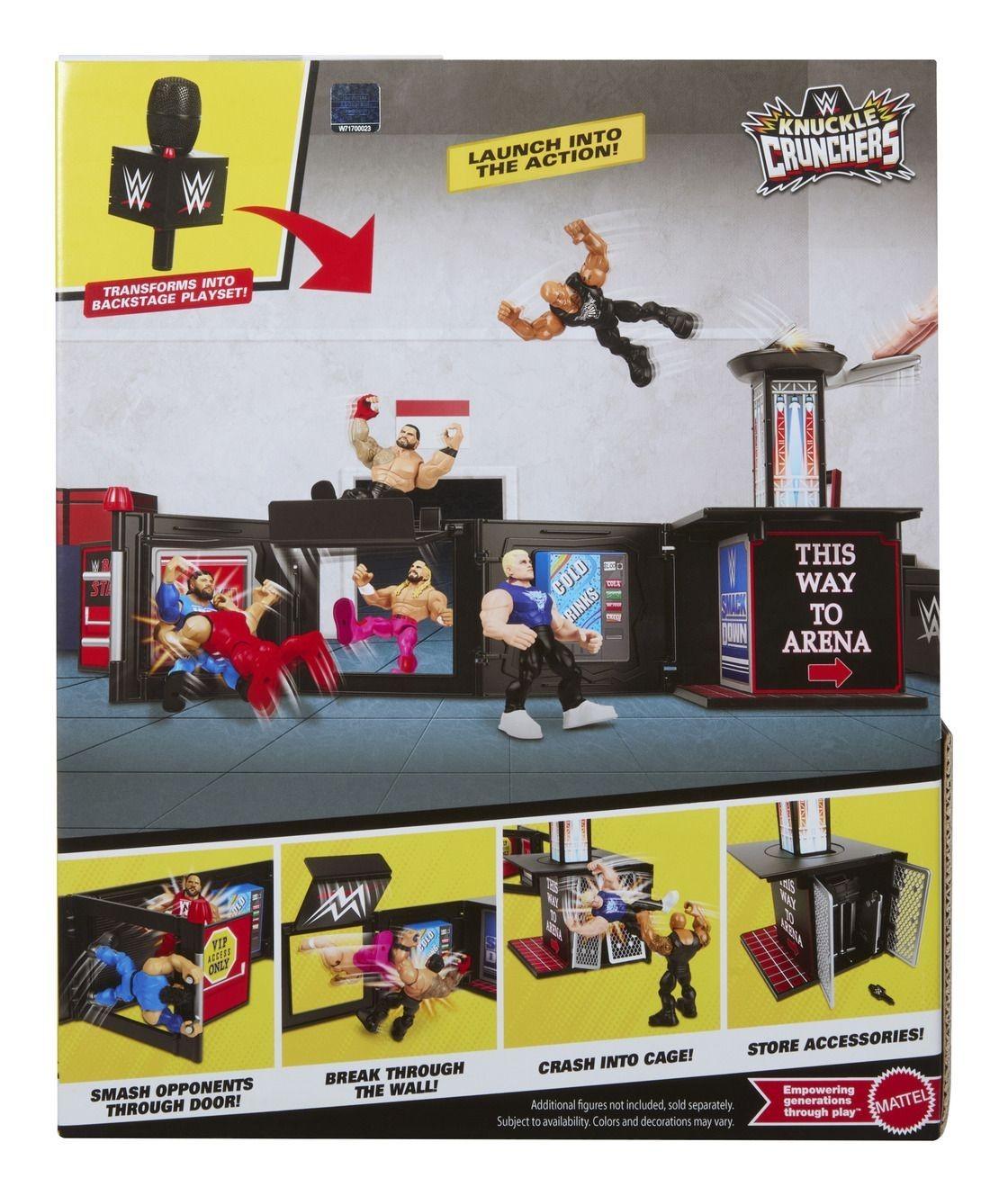 WWE Knuckle Crunchers Final Boss Microphone Playset