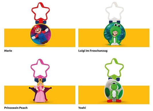 Super Mario Galaxy Movie Happy Meal 2026 Hanger Figures