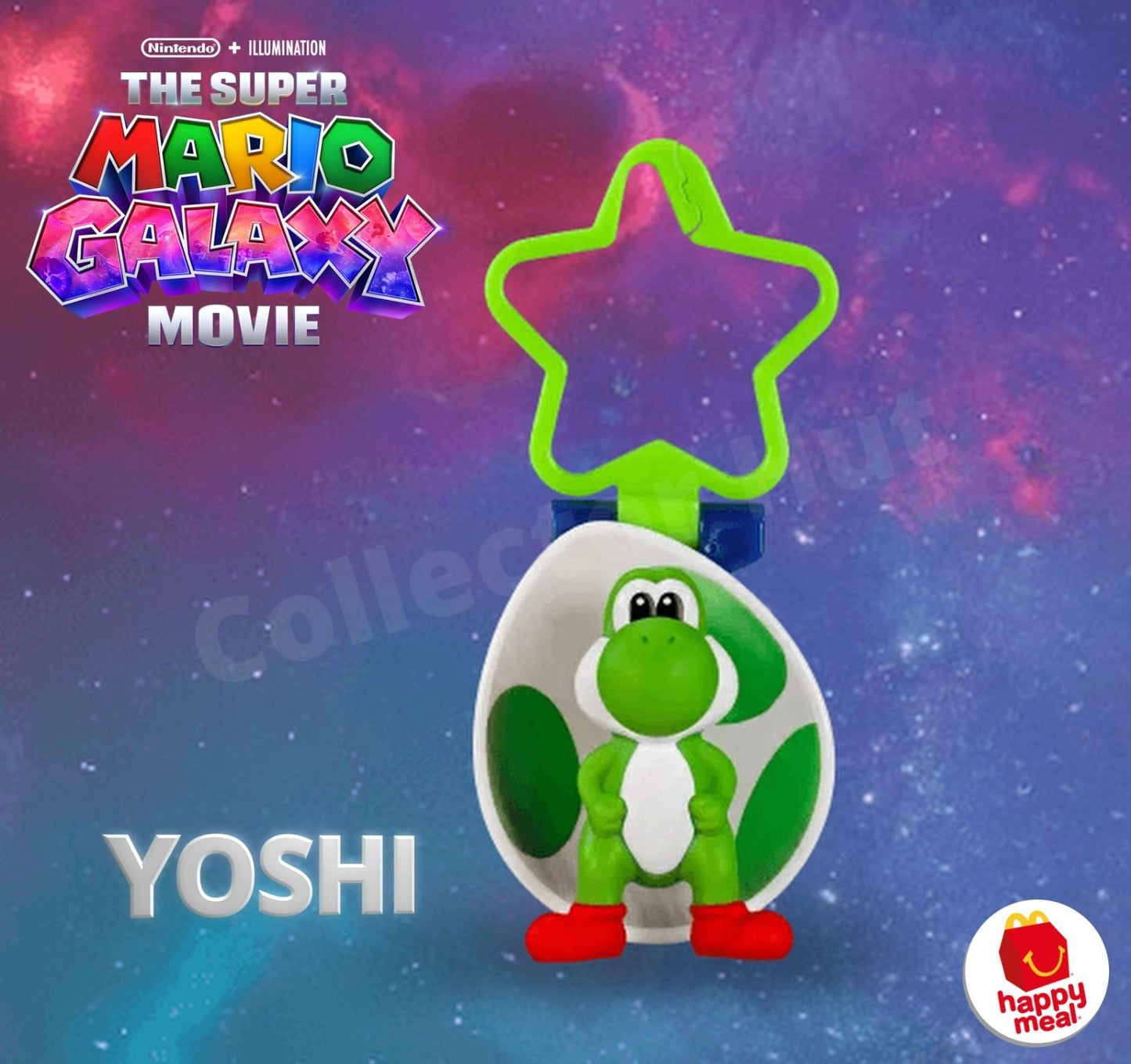 Super Mario Galaxy Movie Happy Meal 2026 Hanger Figures