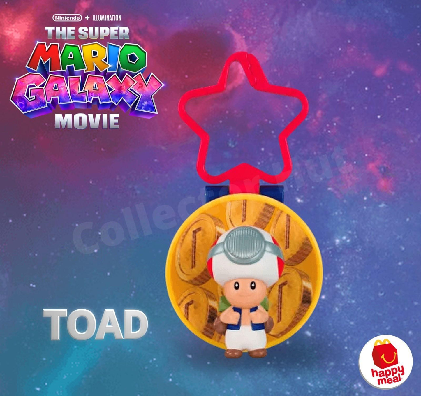 Super Mario Galaxy Movie Happy Meal 2026 Hanger Figures