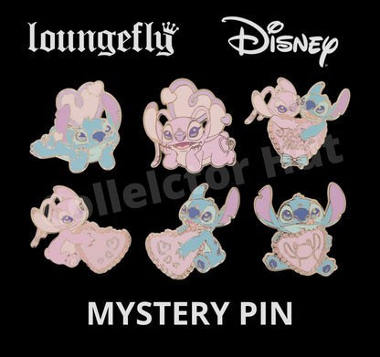 Disney Lilo and Stitch angel hearts mystery loungefly pin