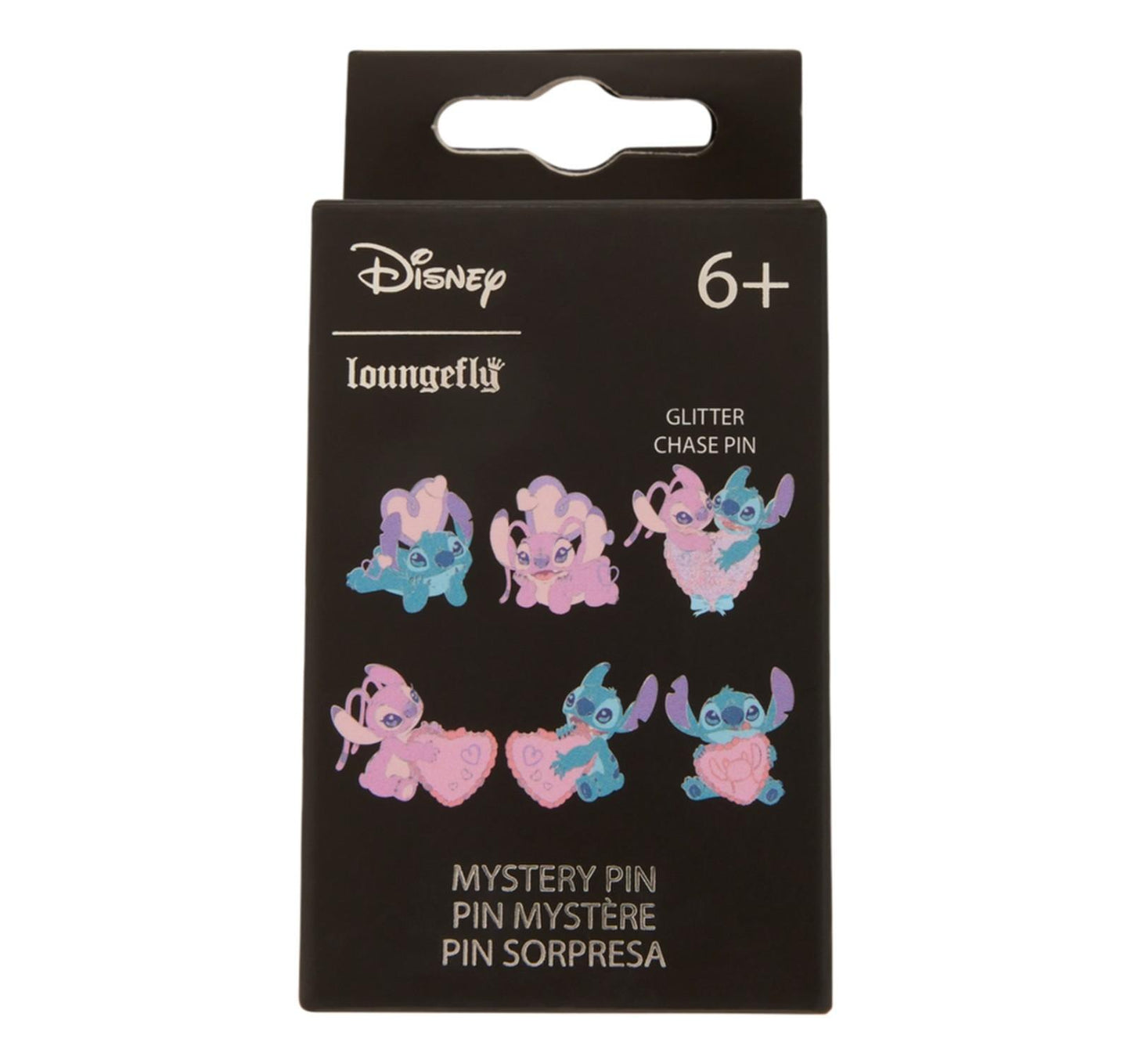 Disney Lilo and Stitch angel hearts mystery loungefly pin