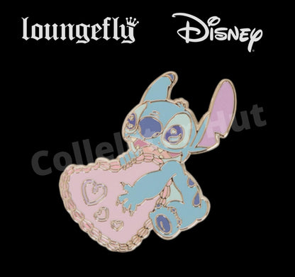 Disney Lilo and Stitch angel hearts mystery loungefly pin