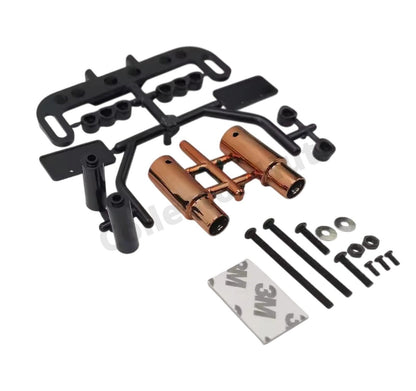 RC Car Truck Exhaust Decoration Kit 1/10 1:10 Scale Models (1:12/1:8)