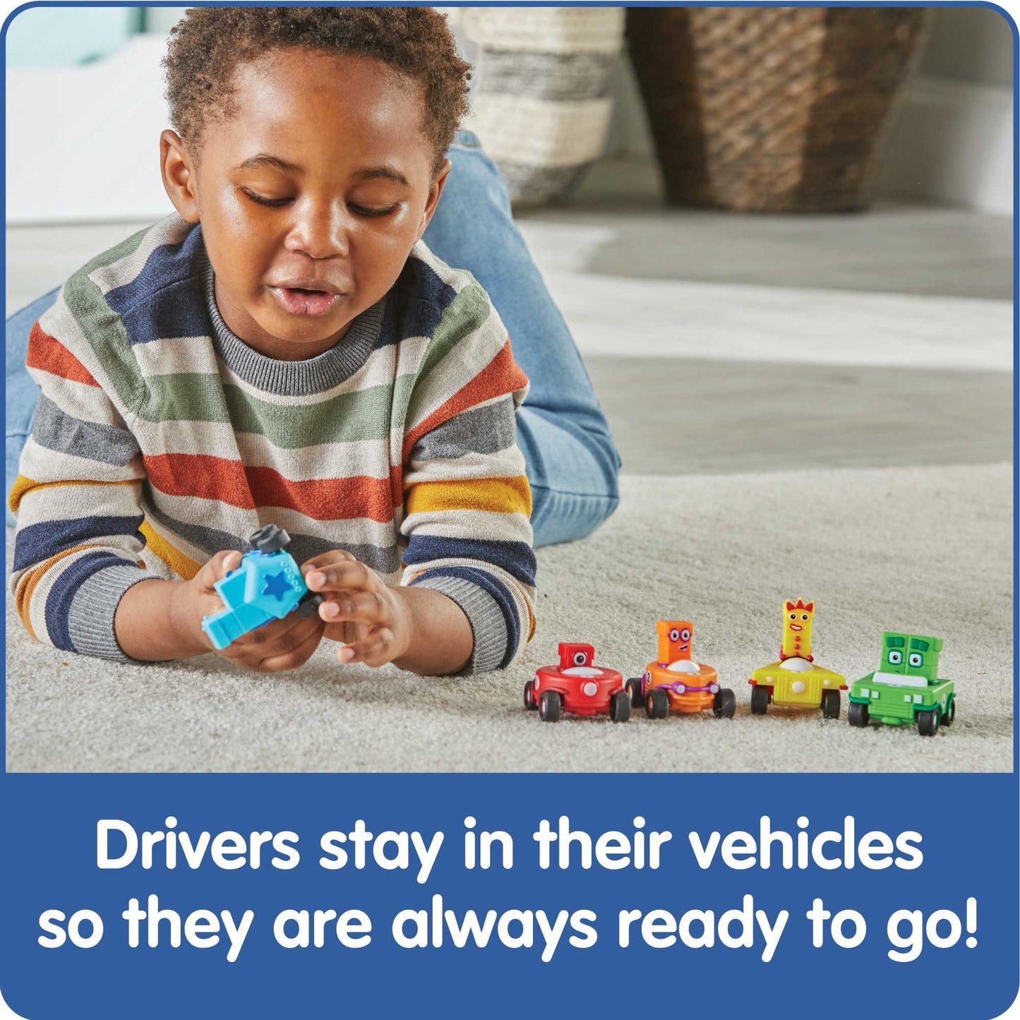 Numberblocks Vehicle Sets Educational Mathematics Toys CBeebies