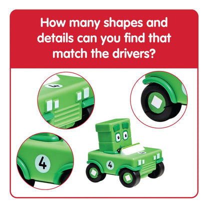 Numberblocks Vehicle Sets Educational Mathematics Toys CBeebies
