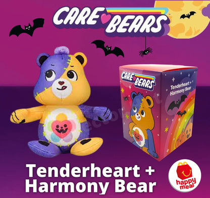 McDonalds Happy Meal 2025 HALLOWEEN CARE BEARS Plush Soft Toys