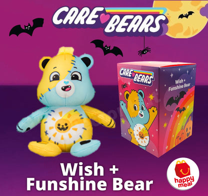 McDonalds Happy Meal 2025 HALLOWEEN CARE BEARS Plush Soft Toys