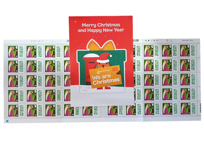 Royal Mail Christmas Stamps x50 1st and 2nd Class