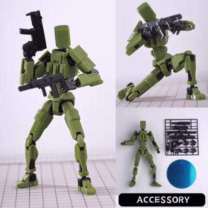 Shapeshift Robots Constructable Posable Action Figures for Art & Build Play
