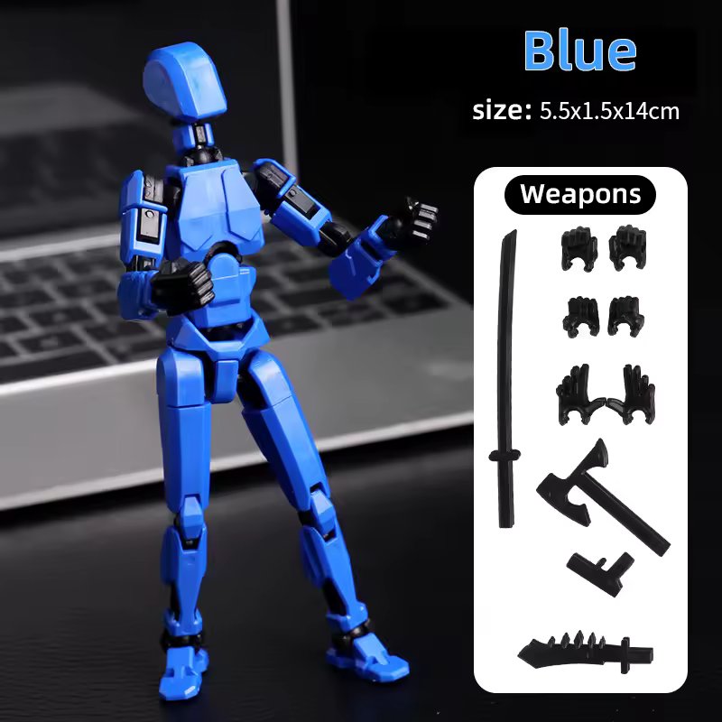 Shapeshift Robots Constructable Posable Action Figures for Art & Build Play