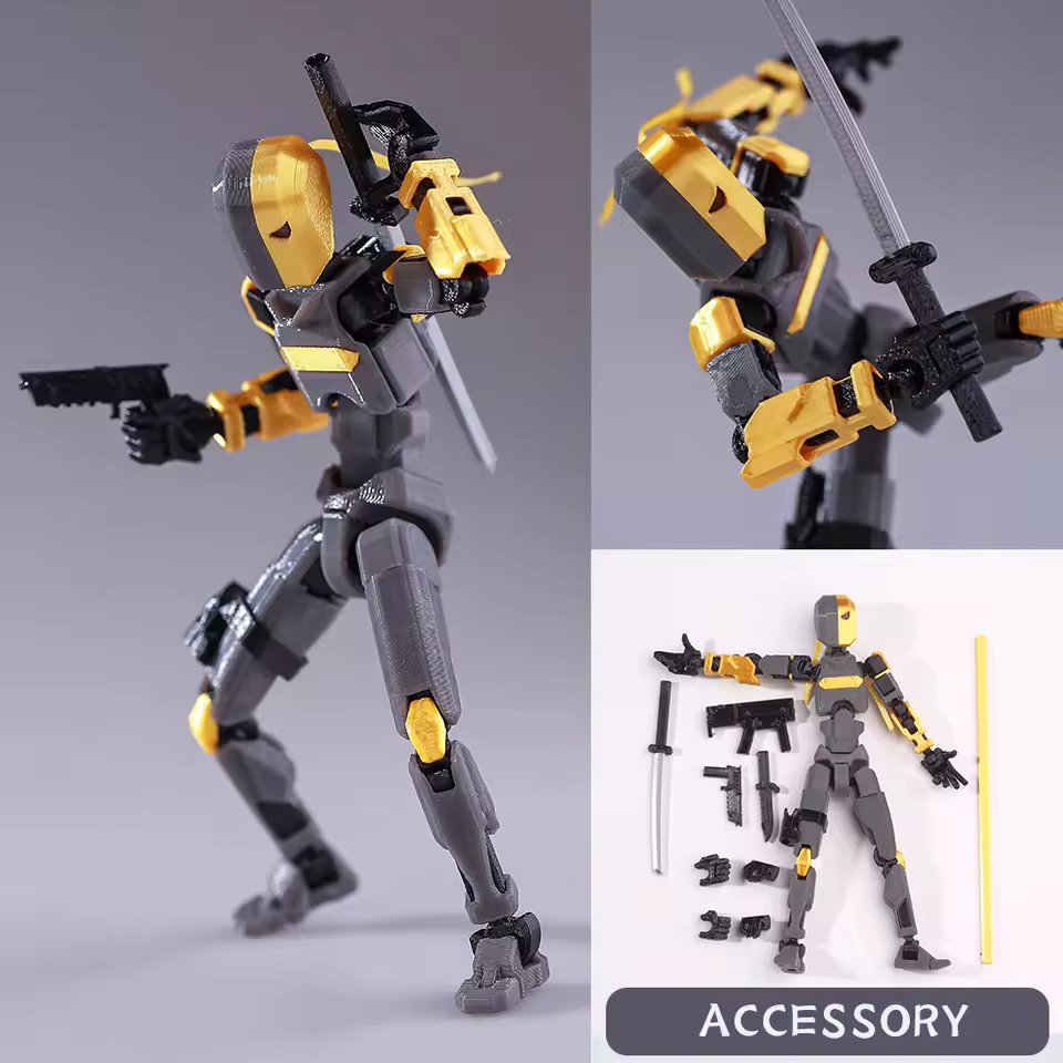 Shapeshift Robots Constructable Posable Action Figures for Art & Build Play