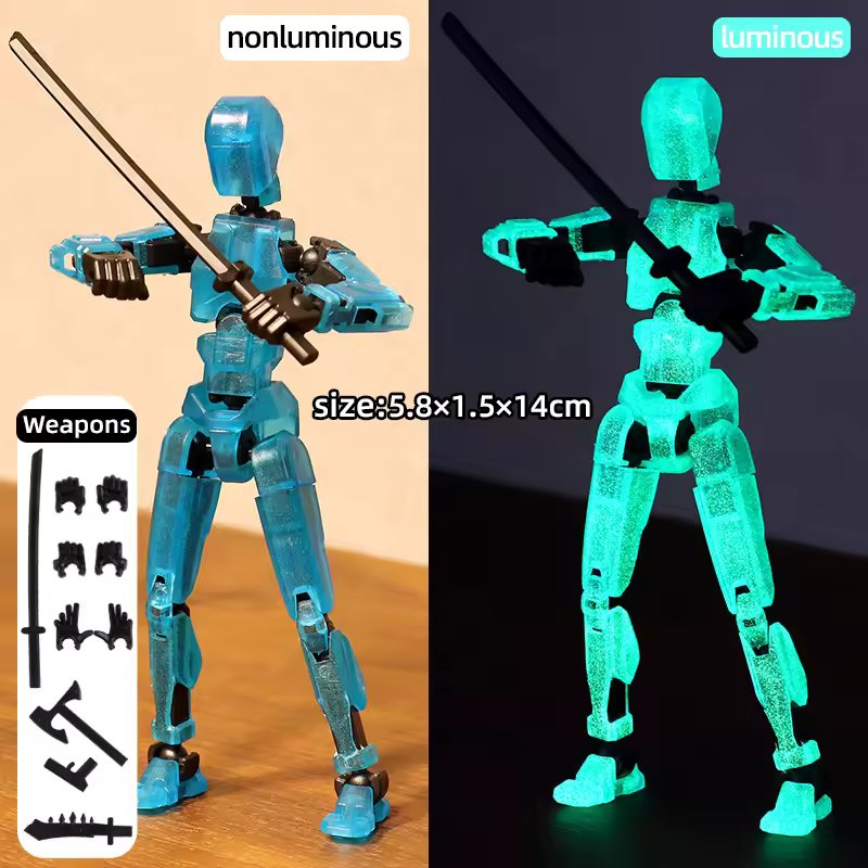Shapeshift Robots Constructable Posable Action Figures for Art & Build Play