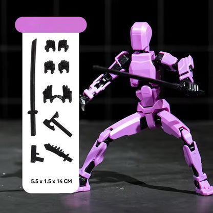 Shapeshift Robots Constructable Posable Action Figures for Art & Build Play