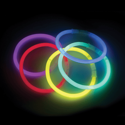 Glow Sticks Bracelets Party Pack 8" 21cm 50pcs Halloween