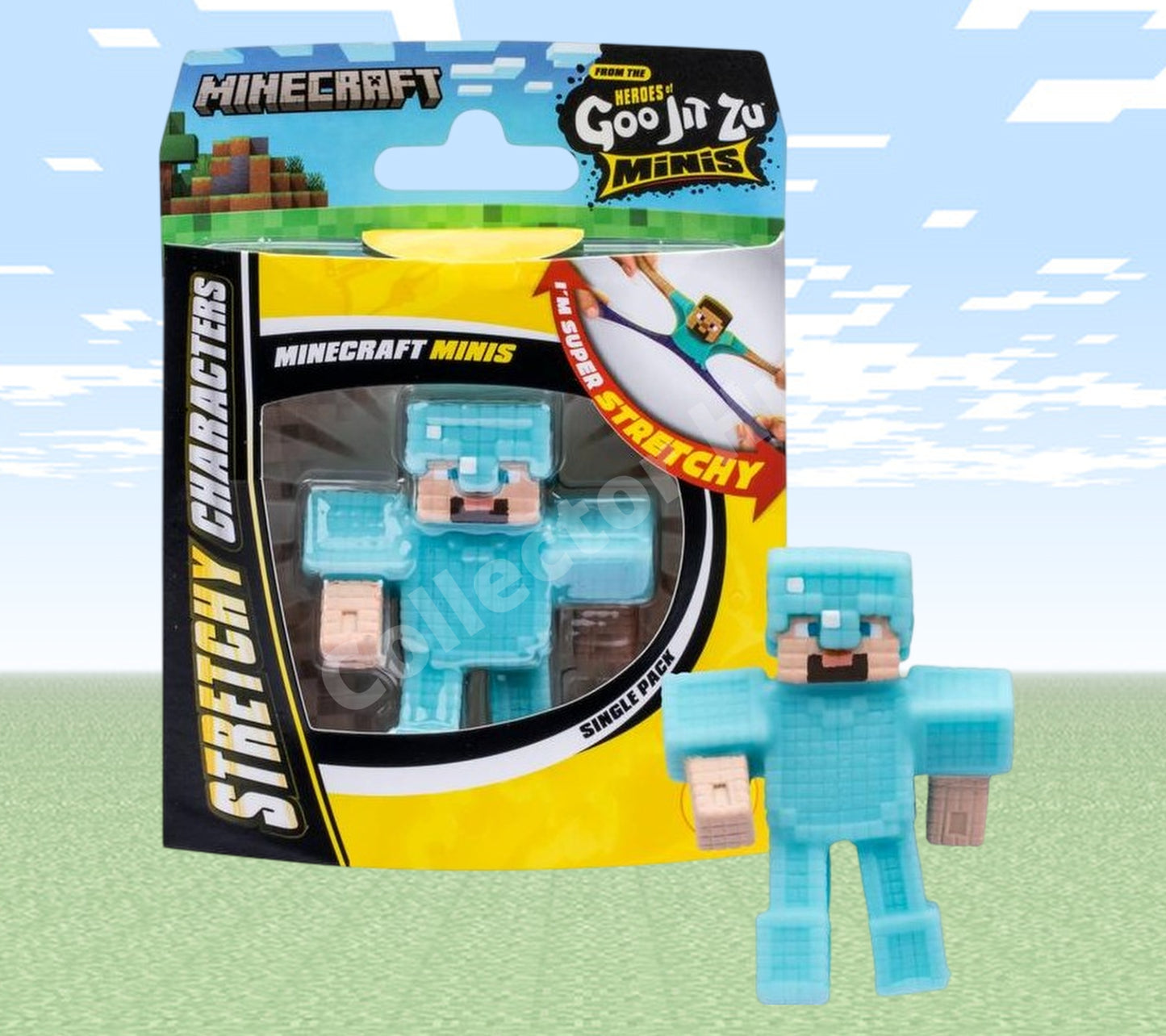 Heroes of Goo Jit Zu Minis Minecraft Stretchy Sensory Toys to Collect!