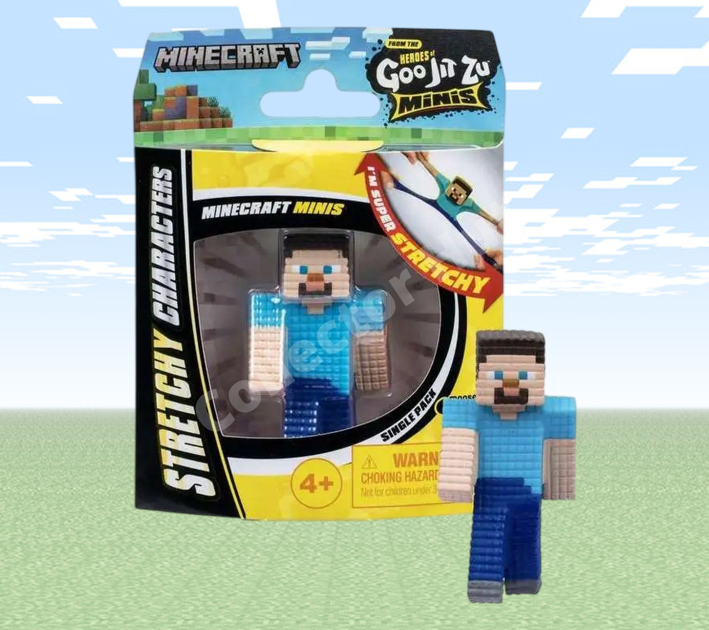 Heroes of Goo Jit Zu Minis Minecraft Stretchy Sensory Toys to Collect!