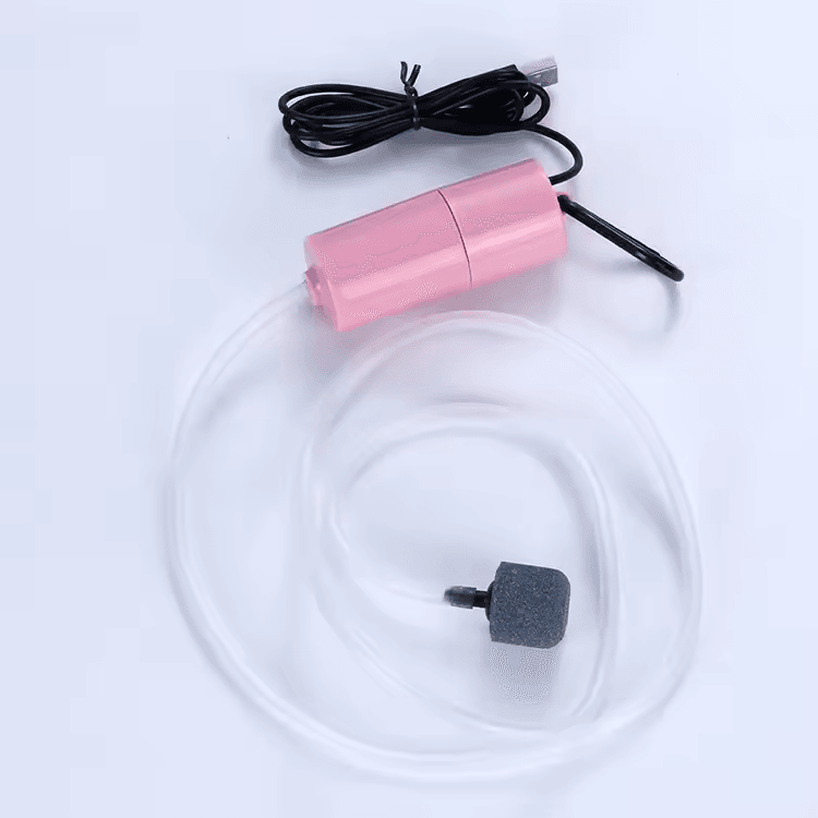 Aquarium Oxygen Air Pump Mini Kit USB Powered for Fish Tank & Sea Monkeys