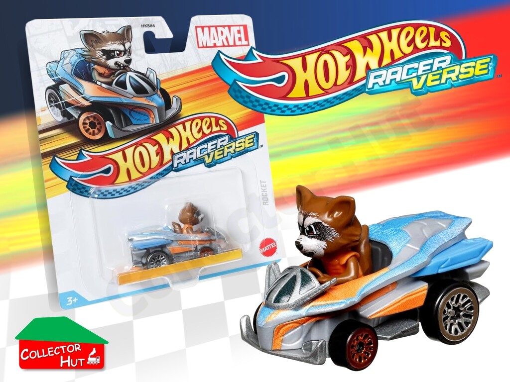 Hot Wheels RacerVerse Racer Verse Die Cast Character Race Cars