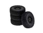 RC Model Wheels Tyres 5mm Hub 70mm x 24mm 32g 4pcs Set MN99