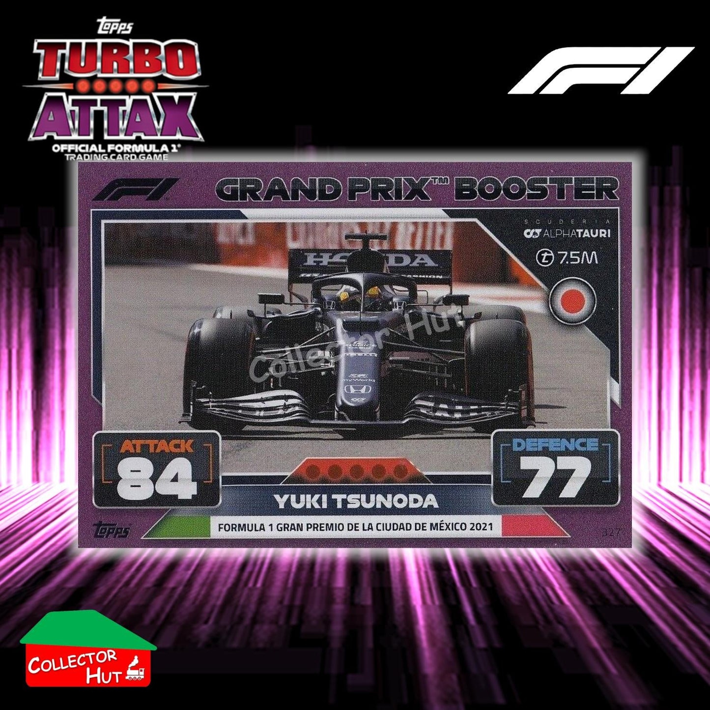 Topps Turbo Attax Formula 1 F1 2022 PINK GREEN RED Parallel Cards