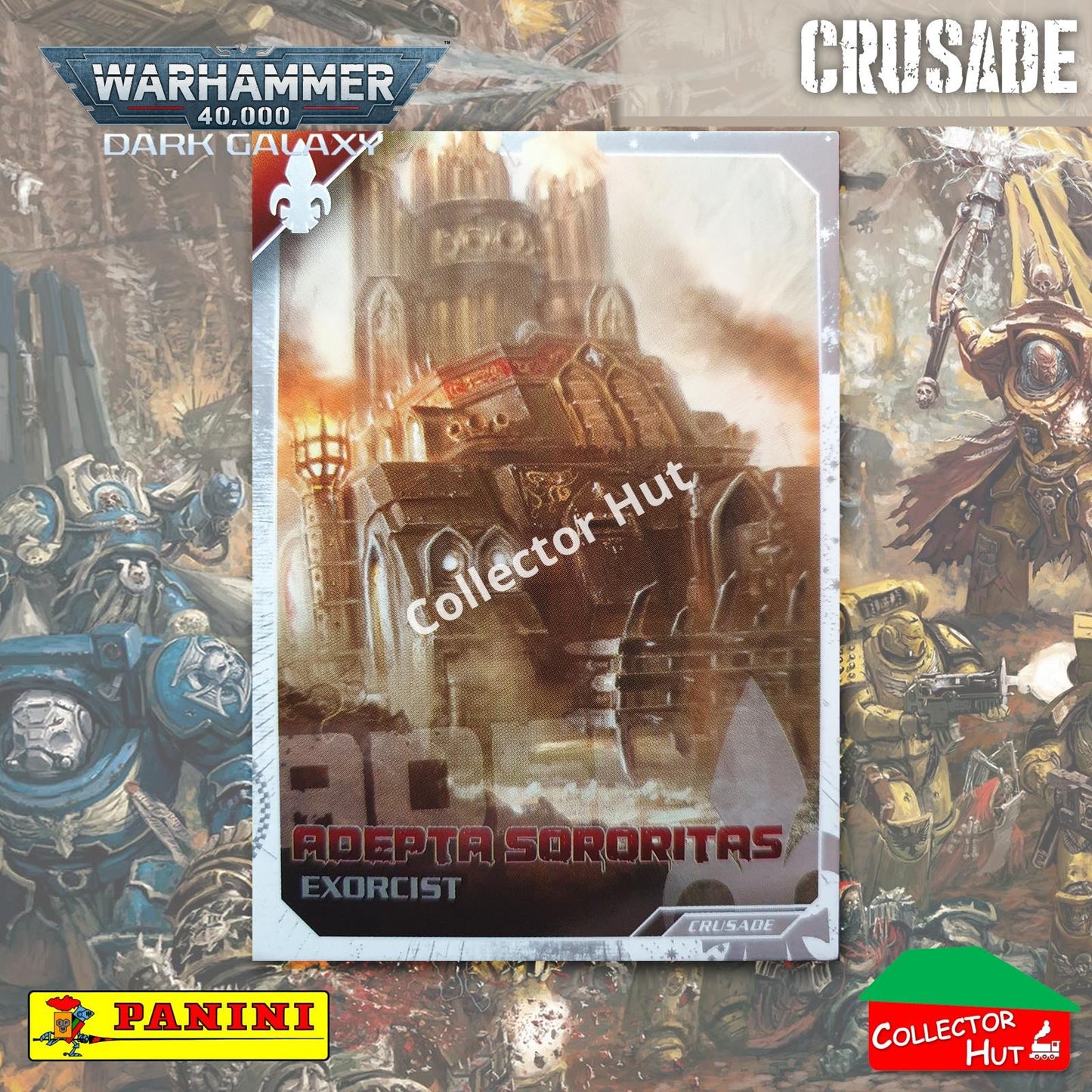 PANINI Warhammer 40,000 Dark Galaxy Parallel Trading Card Crusade Vanguard Purge
