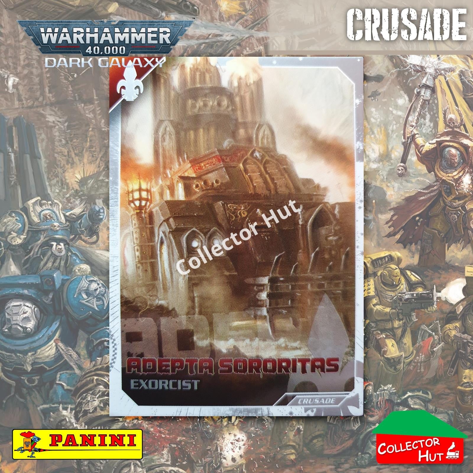 PANINI Warhammer 40,000 Dark Galaxy Parallel Trading Card Crusade Vanguard Purge