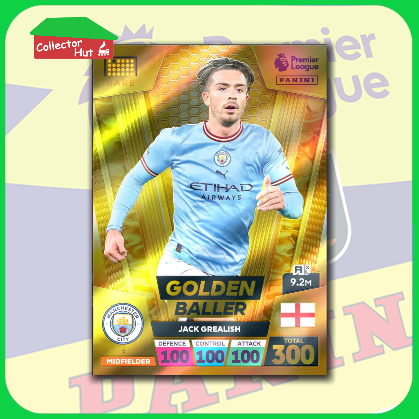Panini Adrenalyn XL Premier League 2023 2022/23 GOLDEN BALLER, LIMITED EDITION