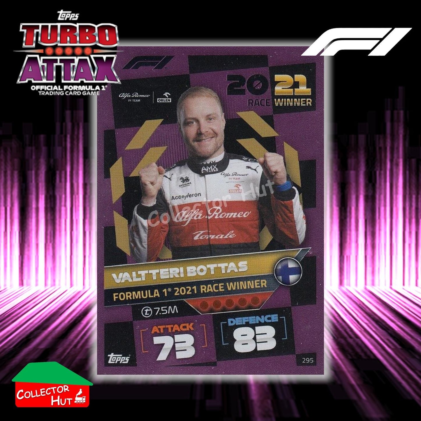 Topps Turbo Attax Formula 1 F1 2022 PINK GREEN RED Parallel Cards