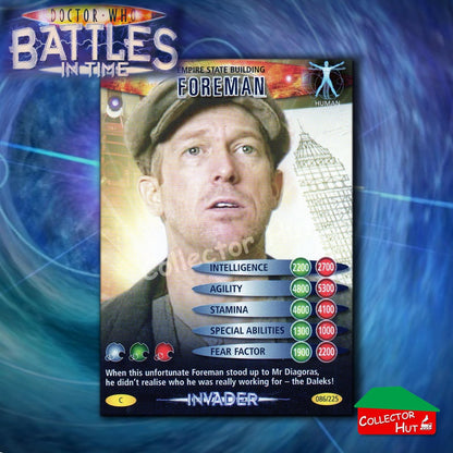 DOCTOR WHO Battles in Time #376-600 INVADER RARE & COMMON CARDS YOU CHOOSE