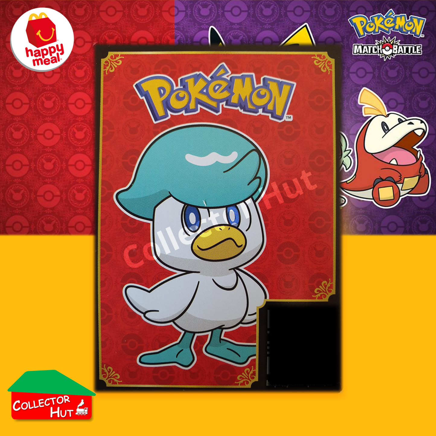 McDonald's Happy Meal 2023 Pokémon Match Battle SINGLE Trading Cards You Choose
